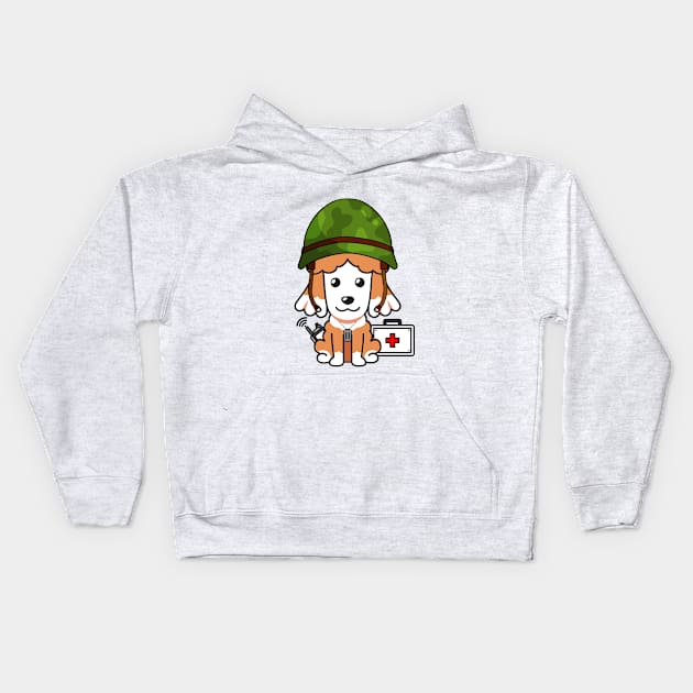 Medic Poodle Kids Hoodie by Pet Station